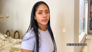 I fuck with a guy I just met in the hotel lobby -amateur couple- nysdel