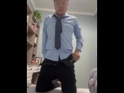 Preview 2 of A Chinese man take off his suit