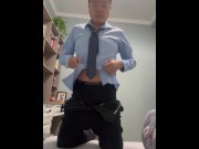 Preview 3 of A Chinese man take off his suit
