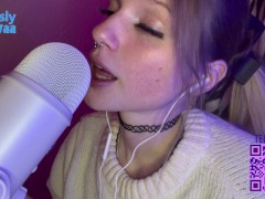 SFW! ASMR licking chupa-chups