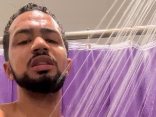Wanking in the Gym Showers Post Workout