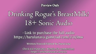 [F4M] De moedermelk van Rogue drinken! (18+ Sonic Audio)