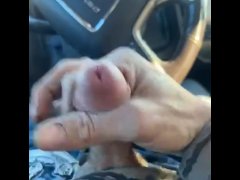 Quick masturbate in parking lot