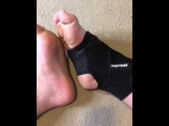 Silent ankle brace worship