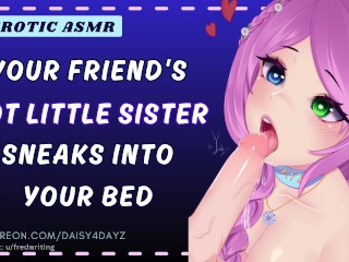 ASMR || Friend's Hot College Sister Sneaks into your Bed [slutty Whispers] [audio Roleplay]