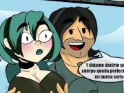 Preview 2 of Gwen fucks with her cameraman and gets gangbanged - Total Drama