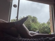 Preview 5 of Condom slipped off while college teens fucked in missionary