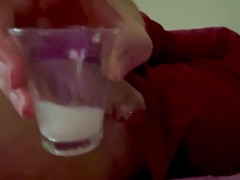 I cum in a glass Do you want to drink?