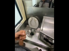 DILF Native Ecstasy Riding Greyhound And Busting A Nut In Public! Cum See My Load 😈🍆💦