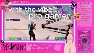 Vtuber 荡妇在被性交时在 fortnite 中占主导地位