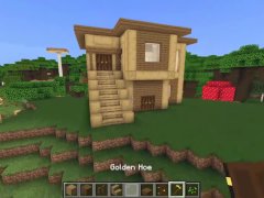 How to build a modern wood house in Minecraft