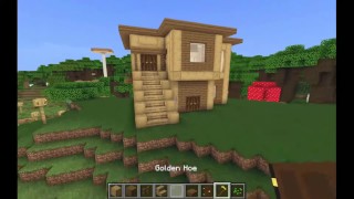 Minecraftでモダンなウッドハウスを建てる方法