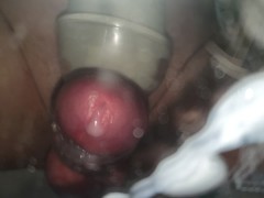 Huge Slow Motion Cumshot From Hitachi Magic Wand