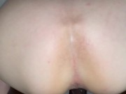 Preview 3 of Doggystyle and cumming on her fat A$$
