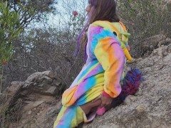 Red Nature Orgasm Experiment: Tail Vibrator & Plant Leather  Flogger - Screenshot 10 of 16 - Masturbation
