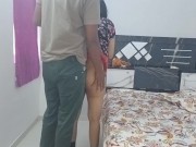 Preview 2 of Bhabhi continues to cook, the wall fucks Bhabhi