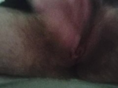 Trans guy pissing and masturbating with a little squirting