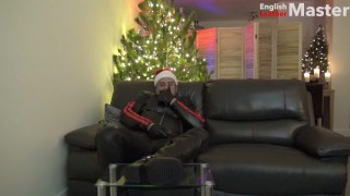 Navidad huffing con el maestro de cuero inglés un VIDEO COMPLETO