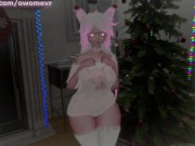 Preview 2 of Futa Girlfriend has a Christmas Present for you Her Girlcock❤️ Taker POV - VRChat ERP Preview