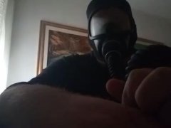 Gas Mask Smoking Fetish Latex