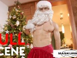 Santa Ricky Spews His Gift On The Table - Maskurbate