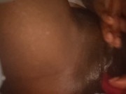 Preview 1 of Ebony pussy play tight black pussy