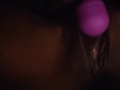 Ebony masterbation toy fuck