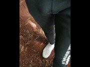 Preview 5 of I went for a run and I get a boner | Bulge in trousers | Onlyfans:@liamdenoche