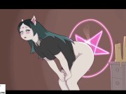 Preview 4 of Cute Furry Girl Getting Double  Dick And Creampie | Best Furry Hentai Animation 4k 60fps