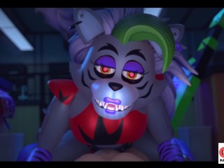 Furry Fnaf Roxanne Hard Dick Riding in Classroom | Furry Fnaf Hentai Animation 4k 60fps
