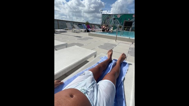 Pool see through swimsuit