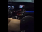 Preview 6 of Best blowjob in car , amateur BMW blowjob