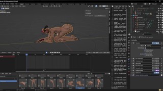 Como fazer pornografia 3D - Cum Sims Capítulo 2: Adicionando esperma às animações