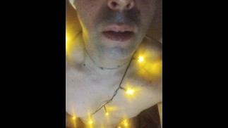 Santa illuminated with hot milk