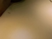 Preview 3 of bastard fucked me at the motel and I came a lot on his dick!!! I then sat on the cuckold's dick afte