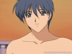 Wet petite hentai teen pussy ravaged