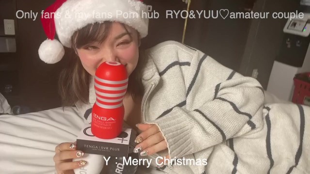 セクシークリスマスパーティー♡サンタのサディスト彼女のパイパンマンコがエロくてヒップ！ 素人/カップル/ハメ撮り/個人撮影/コスプレ/イラマチオ/中出し/美女/英語字幕