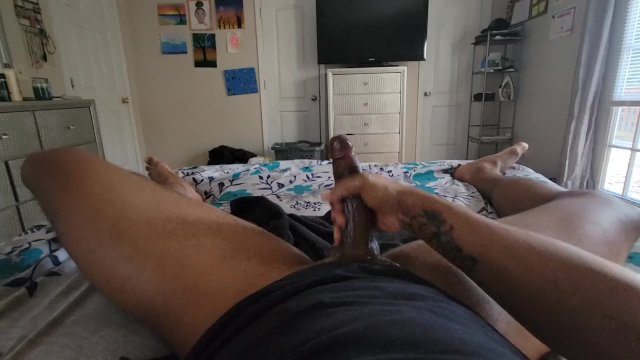 Black Cock Cummin Hard