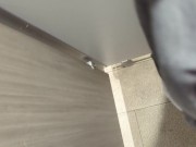 Preview 3 of Completely naked and masturbating in 2 public bathrooms in 1 day (first public mall bathroom)