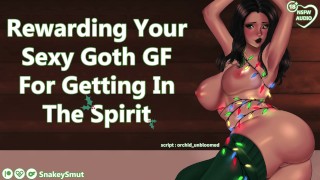 Snakeysmut Odměňování Vašeho Sexy Goth GF Za Získání V Duchu Audio Porno Potřebné Cumslut Prosím Kurva Mě