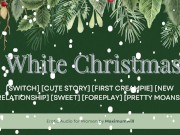 Preview 1 of A CHRISTMAS MIRACLE Helps Your Boyfriend to CUM - Love Story for Women