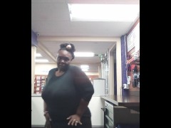 Dancing to Alien Superstar by Beyonce (At Work)