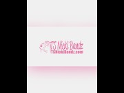 Preview 2 of TS Nicki Bandz Cumshot