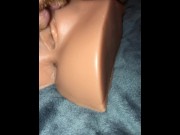 Preview 5 of Dirty Talking Sexting On Snapchat With An Intense Orgasm As I Anal Creampie My Torso Sex Doll