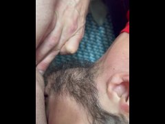 Eating my wife’s teen pussy