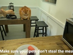 Ukrainian borsch recipe! Naked cooking show with amateur teen Fiona Brandy! Get horny and get eaten!