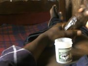 Preview 3 of KENYAN BIG DICK SMOOTH DICK MASSAGE WITH JELLY