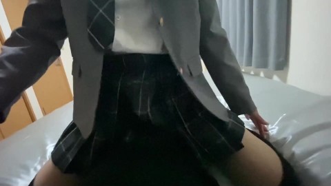 Insert after having her a school girl her handjob