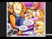 Preview 1 of Crash is greeted after a long trip by many juicy pussies