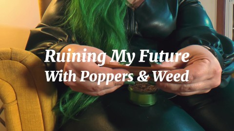 Ruining My Future With Gooning And Weed (FULL, femme-focused JOI)